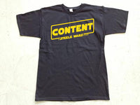 Steele Wars - Content - Black T-shirt