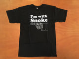 Steele Wars - I'm With Snoke - Black T-shirt