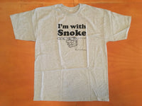 Steele Wars - I'm With Snoke - Athletic Grey T-shirt