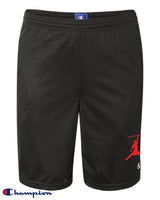 Steele Wars / Champion  - Chicago Sports Reference - Black Mesh Shorts with Pockets
