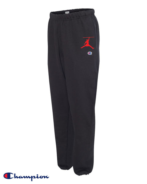 Steele Wars / Champion  - Chicago Sports Reference - Black Reverse Weave Sweatpants with Pockets
