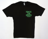 Steele Wars - Ignite The Green - Black T-shirt