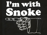 Steele Wars - I'm With Snoke - Black T-shirt
