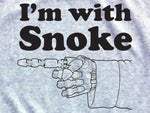 Steele Wars - I'm With Snoke - Athletic Grey T-shirt