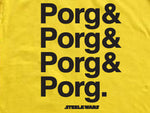 Steele Wars - Cast Line Up - Yellow T-shirt