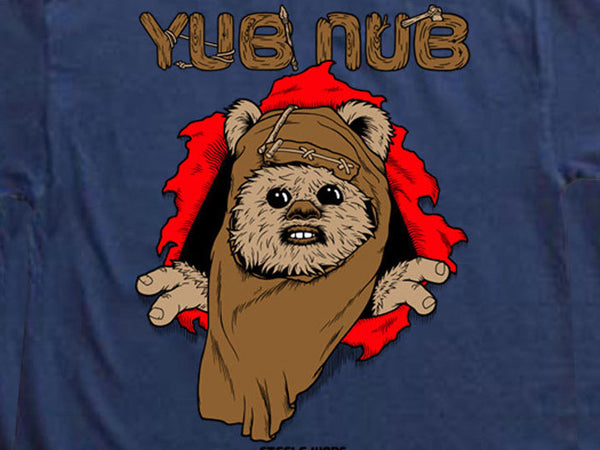 Steele Wars - Yub Nub - Navy T-shirt